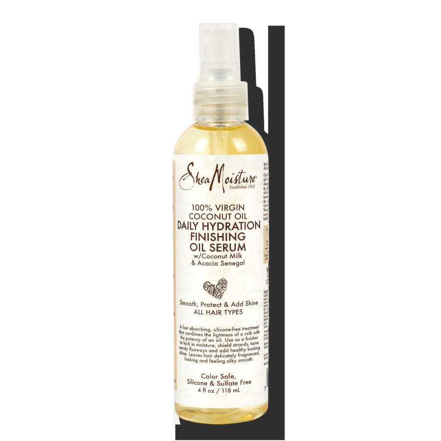 Treatment * | 100% Virgin Coconut Oil Daily Hydration Finishing Oil Serum Sheamoisture Sale