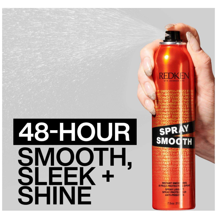 Styling Products * | Spray Smooth Anti-Frizz Spray With Heat Protection Redken Exclusive Design