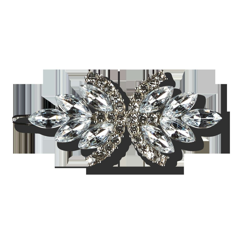 Accessories * | Elite Rhinestone Barrette Scunci Best Price