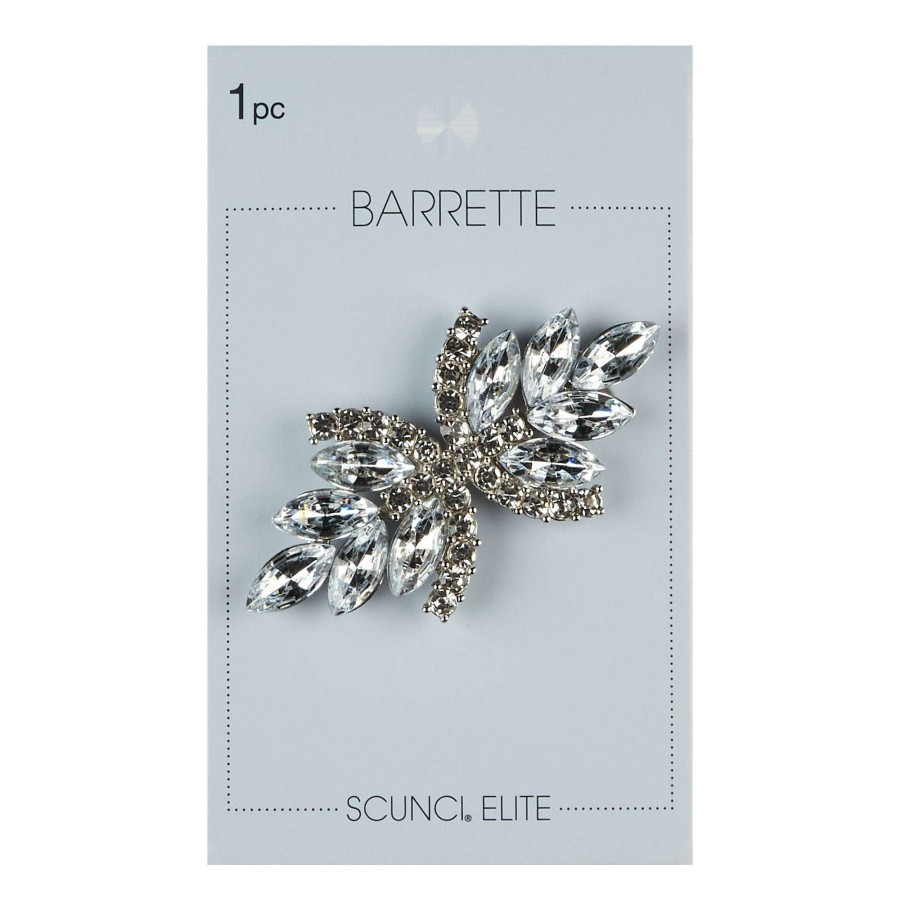 Accessories * | Elite Rhinestone Barrette Scunci Best Price