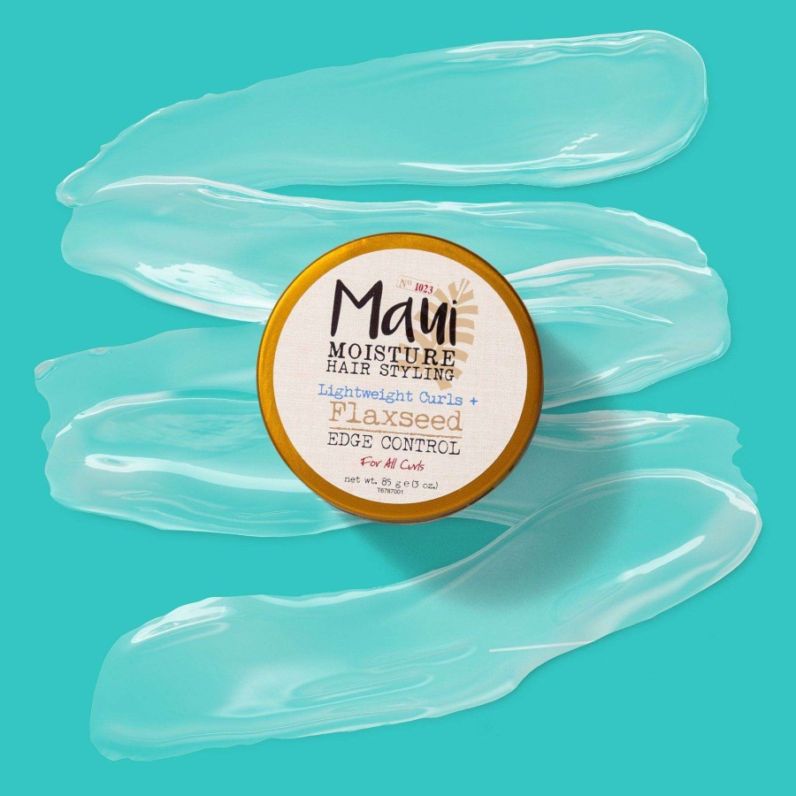 Styling Products * | Lightweight Curls + Flaxseed Edge Control Pomade Maui Moisture Low Price