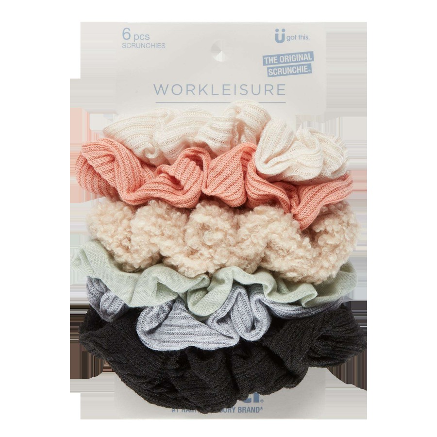 Accessories * | Work + Play Assorted Scrunchies Scunci Large Choice