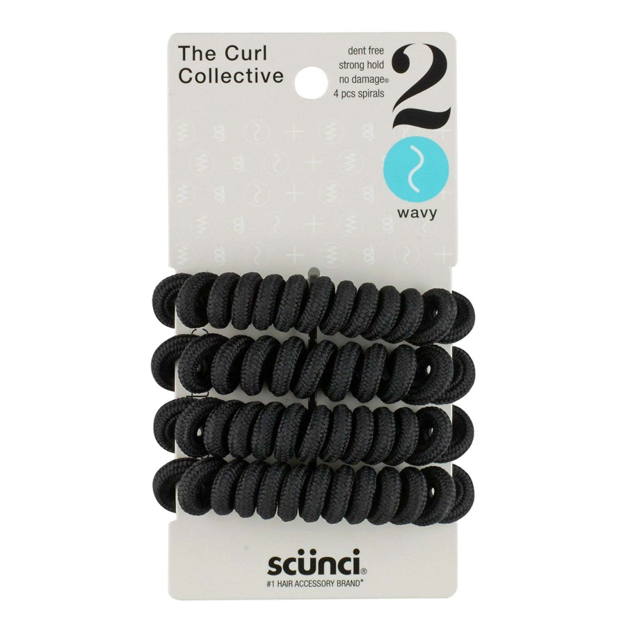 Accessories * | Curl Collective Wavy Spiral Elastics Scunci Special