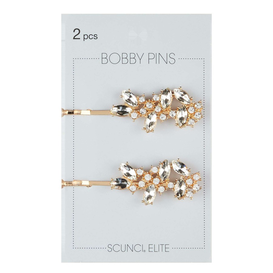 Accessories * | Elite Rhinestone Bobby Pins Scunci Special