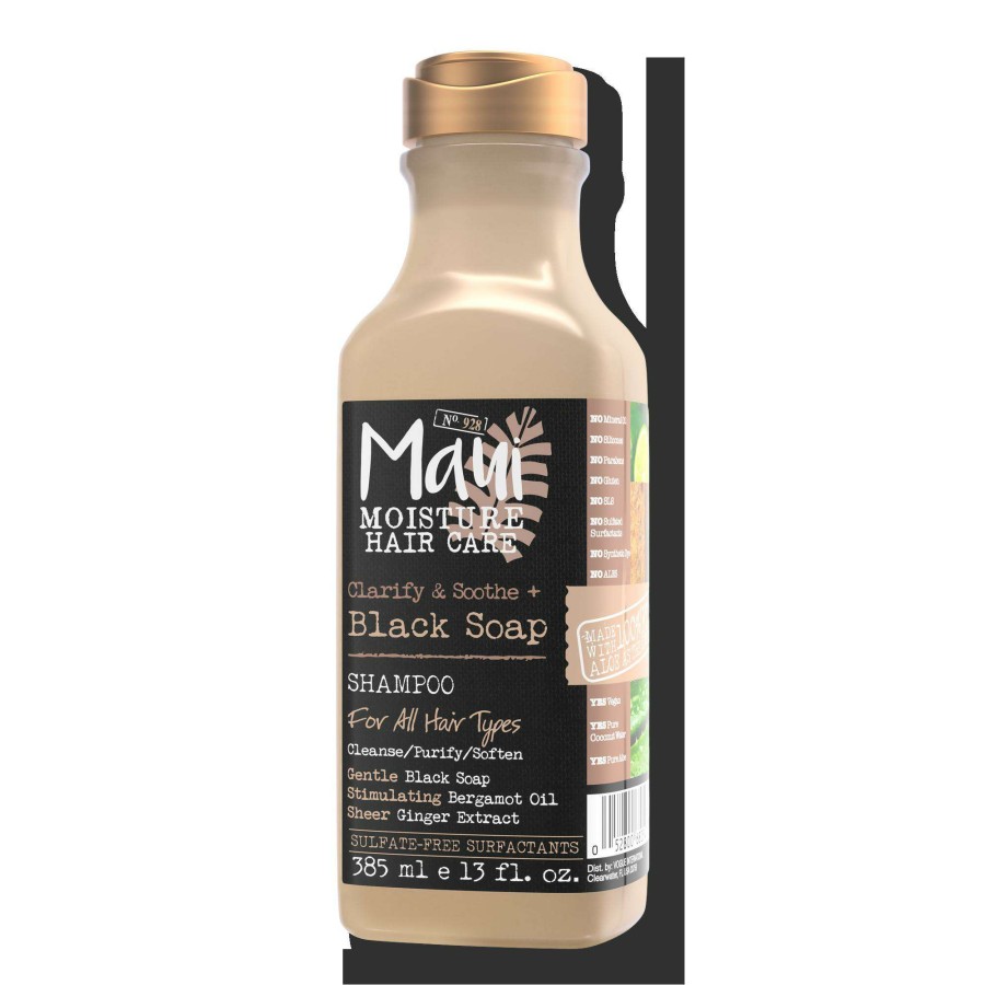 Shampoo & Conditioner * | Clarify & Soothe + Black Soap Shampoo Maui Moisture Fashion