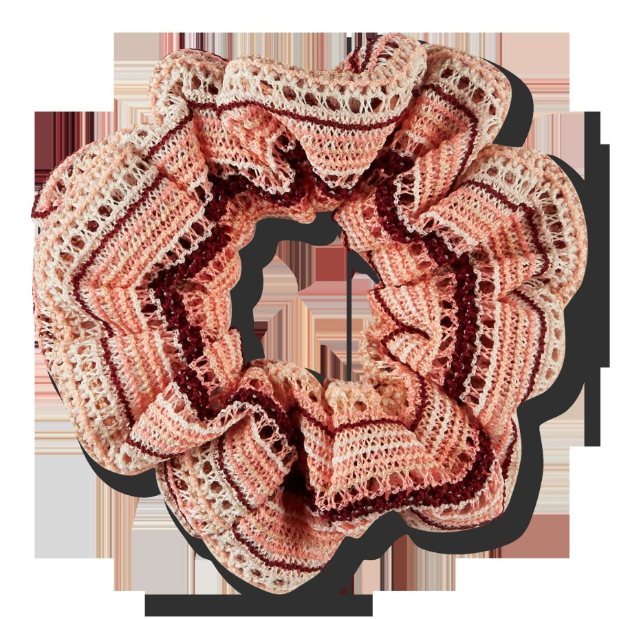 Accessories * | Work + Play Multicolor Crochet Scrunchie Scunci Sale