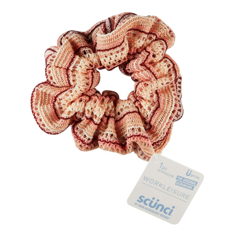 Accessories * | Work + Play Multicolor Crochet Scrunchie Scunci Sale