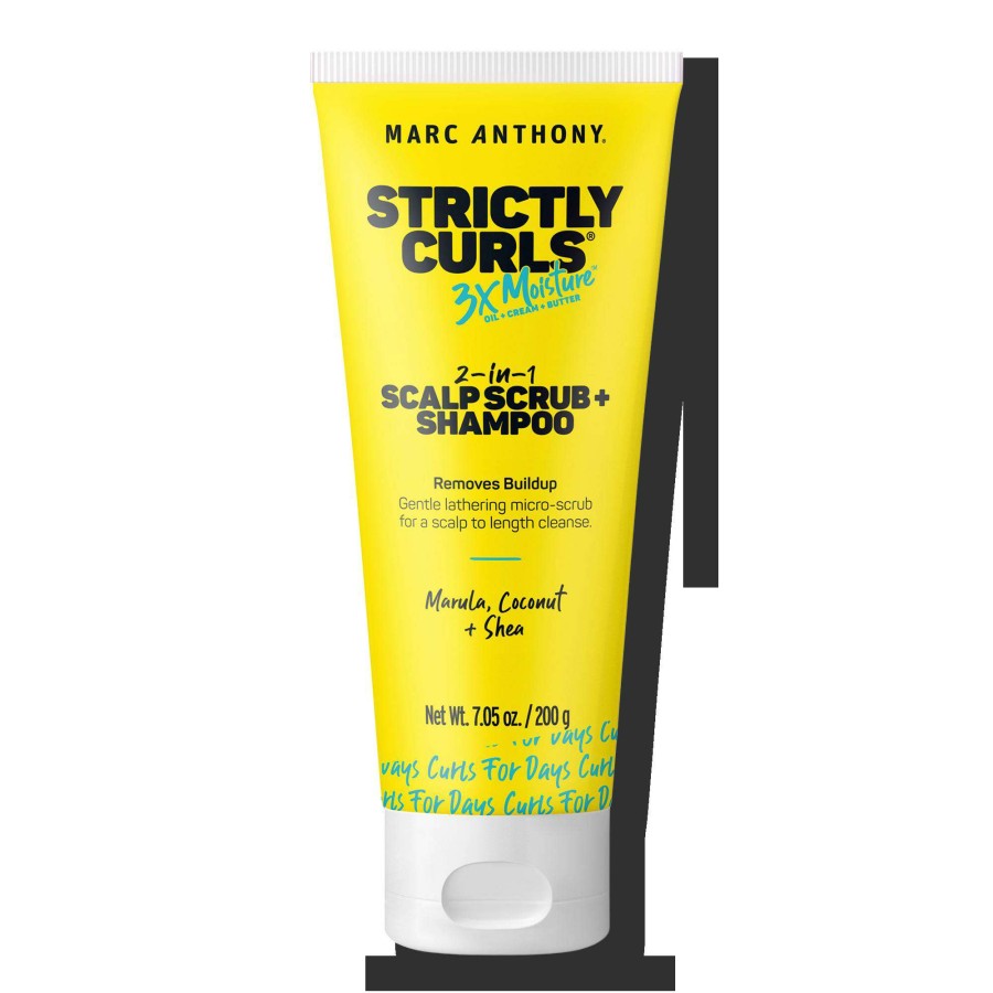 Shampoo & Conditioner * | Strictly Curls 2-In-1 Scalp Scrub + Shampoo Marc Anthony Store