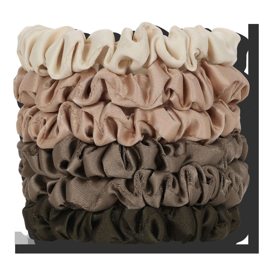 Accessories * | Satin Ultra Petite Scrunchies Kitsch Top Sellers