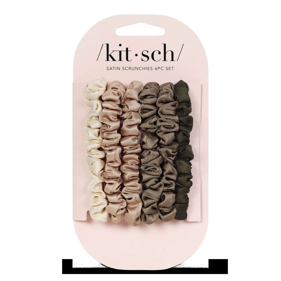 Accessories * | Satin Ultra Petite Scrunchies Kitsch Top Sellers