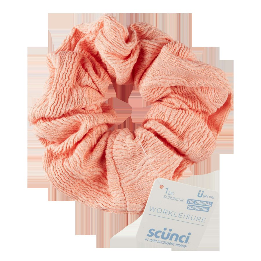 Accessories * | Work + Play Coral Scrunchie Scunci Store