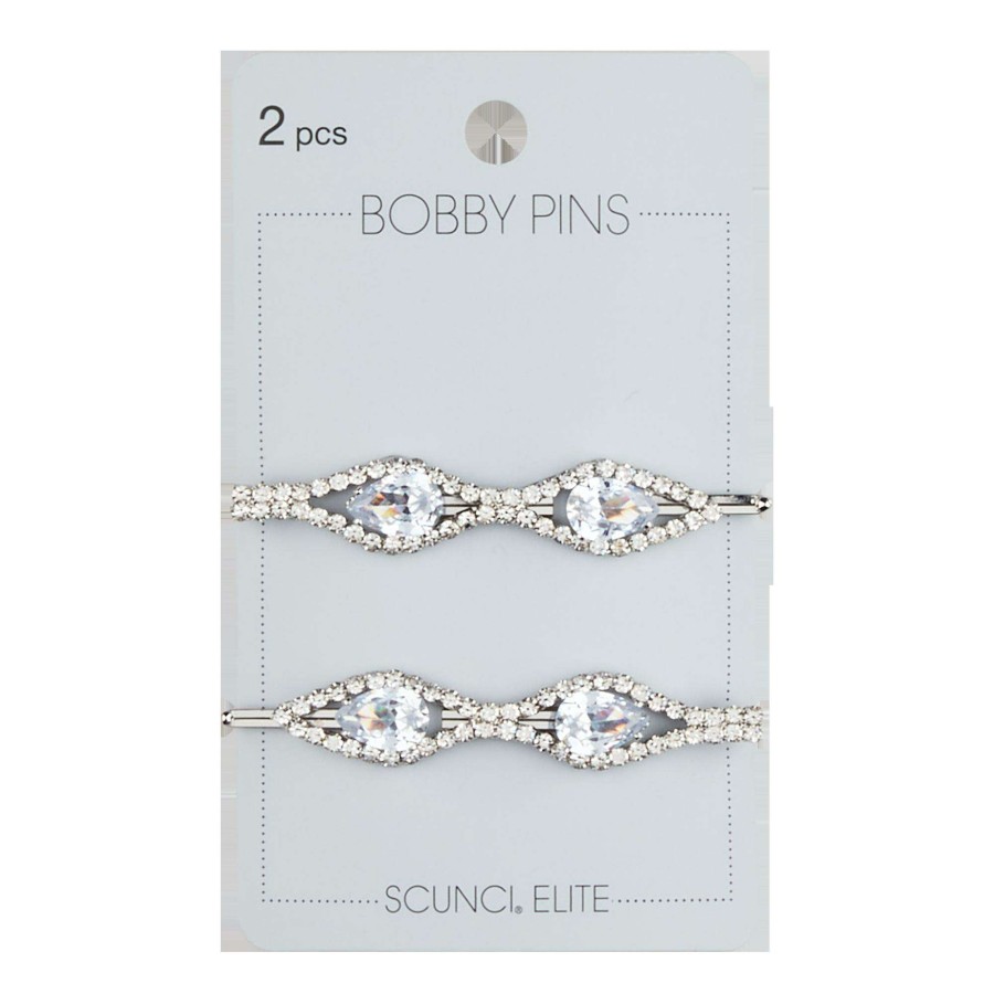 Accessories * | Elite Rhinestone Bobby Pins Scunci Fashion