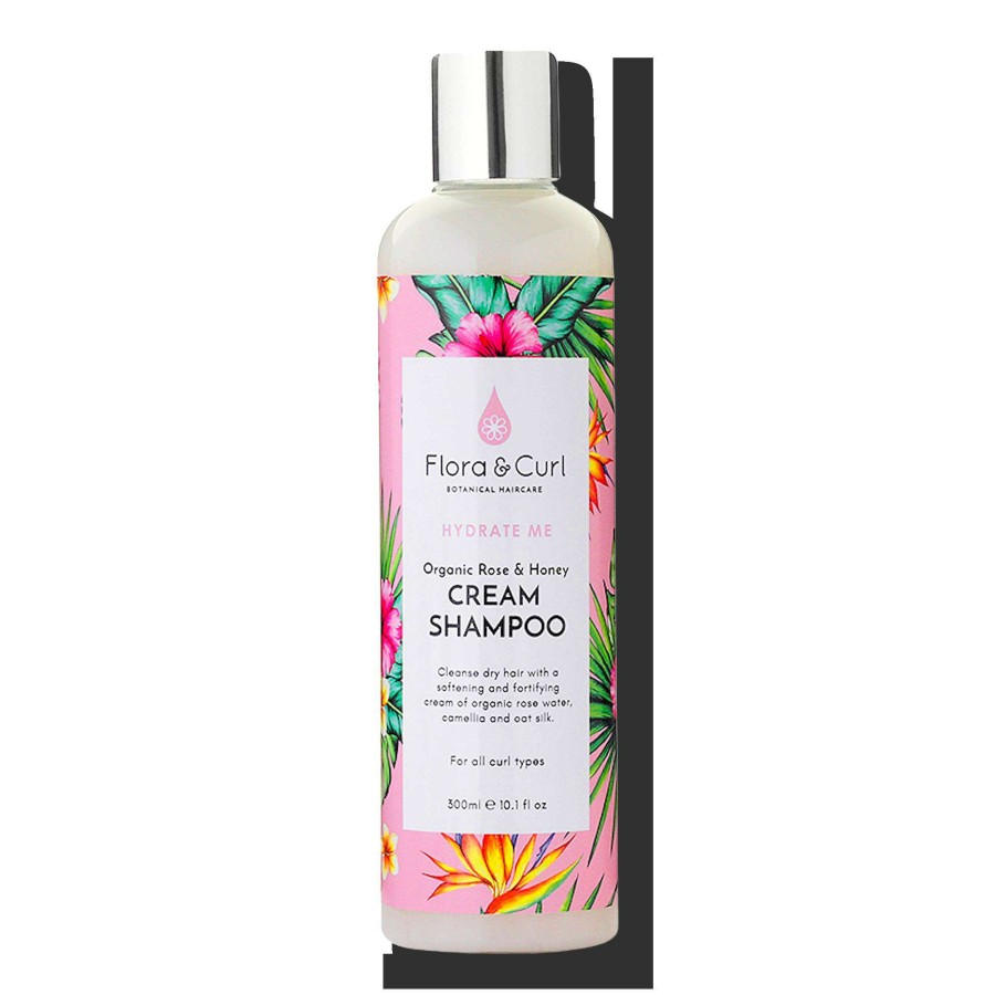 Shampoo & Conditioner * | Organic Rose & Honey Cream Shampoo Flora & Curl Special