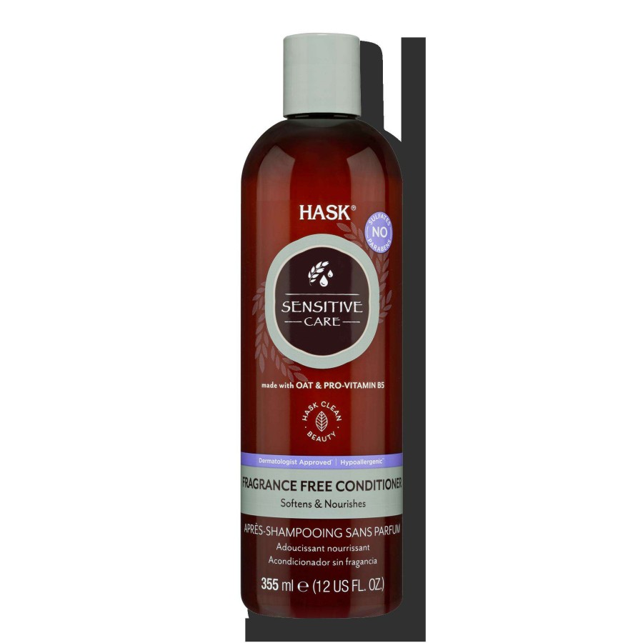 Shampoo & Conditioner * | Sensitive Care Fragrance Free Conditioner Hask 100% Guarantee