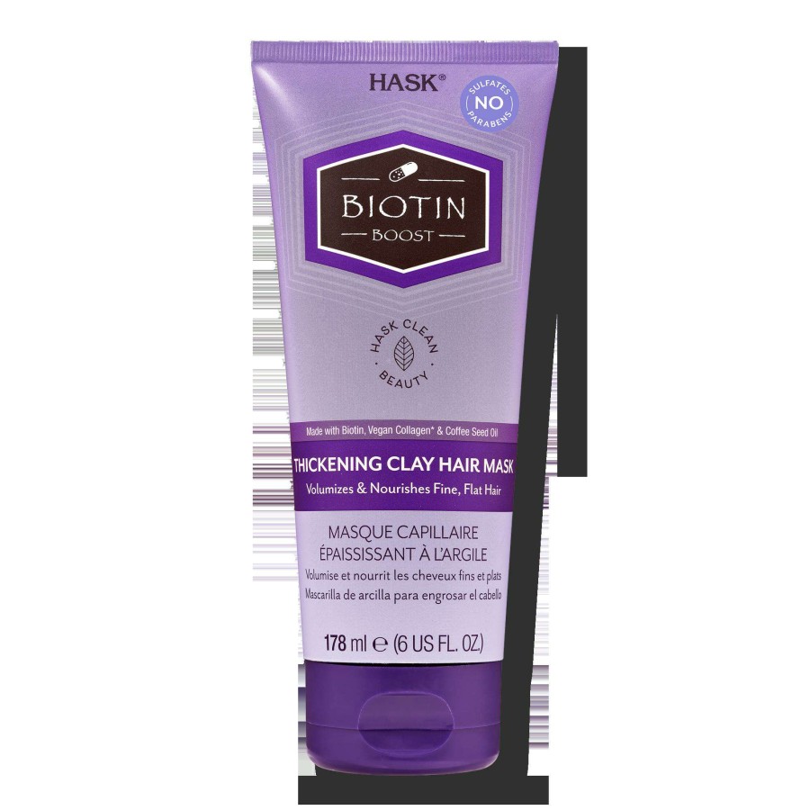 Treatment * | Biotin Boost Thickening Clay Hair Mask Hask Cheap Online