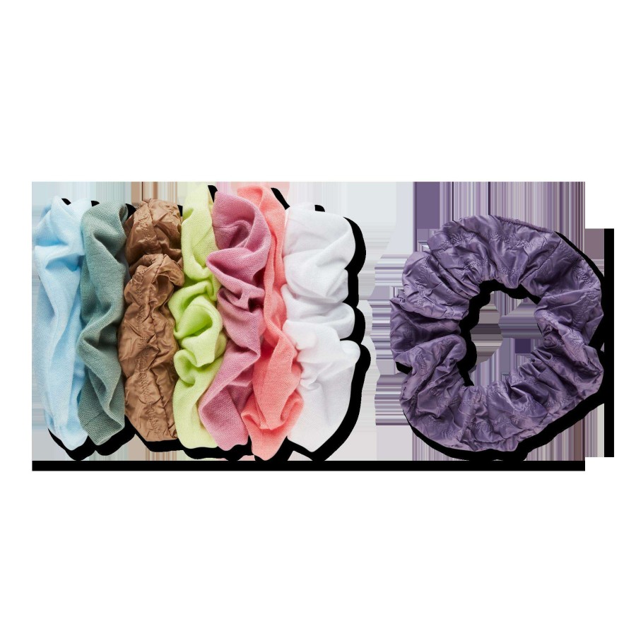 Accessories * | Multi-Colored Pony Tail Scrunchies Scunci Exclusive Design