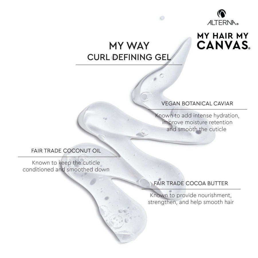 Styling Products * | My Hair My Canvas My Way Curl Defining Gel Alterna Typical Style