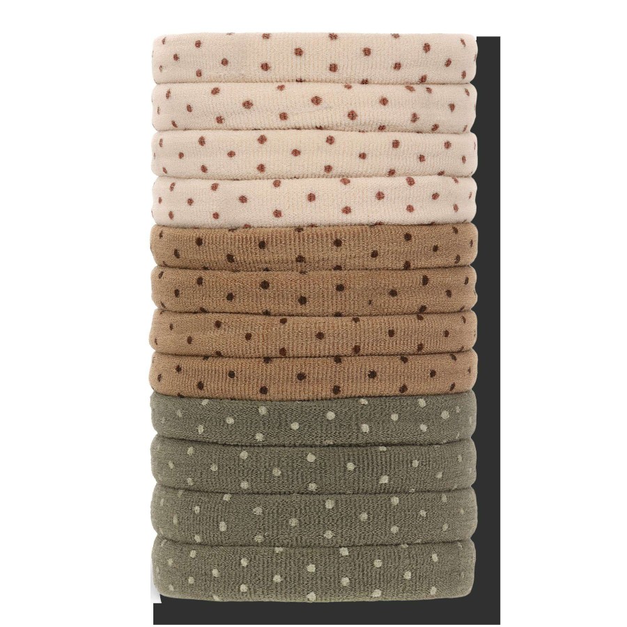 Accessories * | Eco-Friendly Polka Dot Nylon Elastics Kitsch Tendy Style