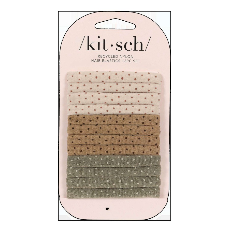 Accessories * | Eco-Friendly Polka Dot Nylon Elastics Kitsch Tendy Style