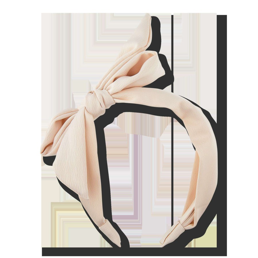 Accessories * | Satin Bow Headband For Brides + Weddings Kristin Ess Hair Exquisite Gifts