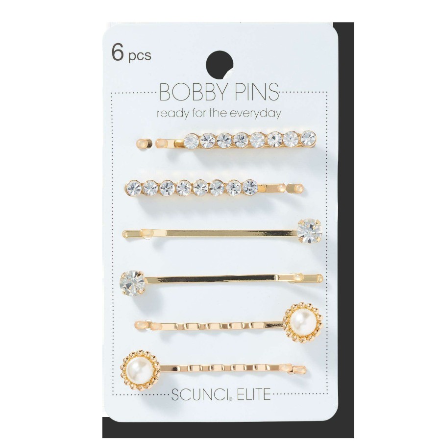 Accessories * | Mixed Glam Bobby Pins Scunci Exclusive Design