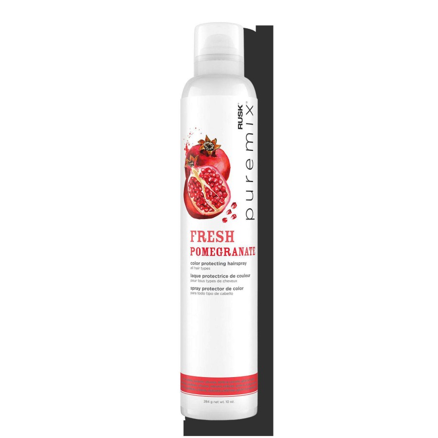 Styling Products * | Puremix Fresh Pomegranate Color Protecting Hairspray Rusk Exclusive Design